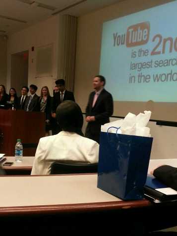 Emory MBAs make their presentations.